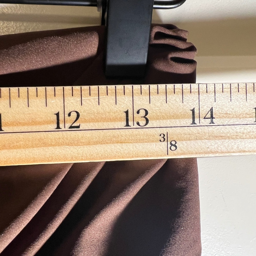 SKIMS Signature Swim Sarong Skirt in Cocoa Brown, Women's Size Medium, NWT - Picture 10 of 12